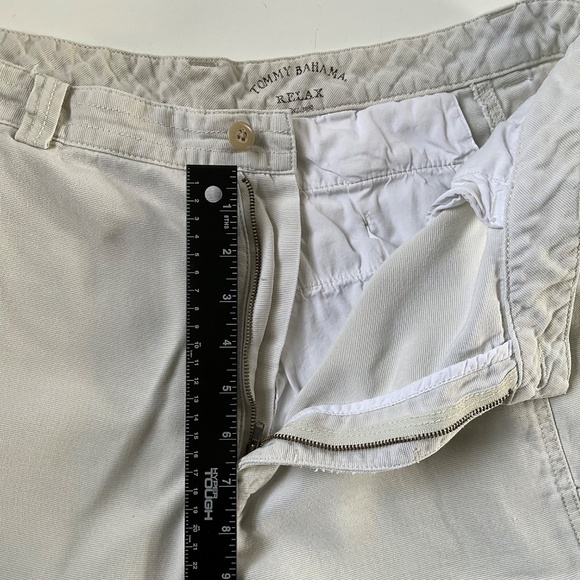 Tommy Bahama Relax Cargo Short Sz 38 Natural Lagenlook Travel Everyday Utility - Picture 7 of 9